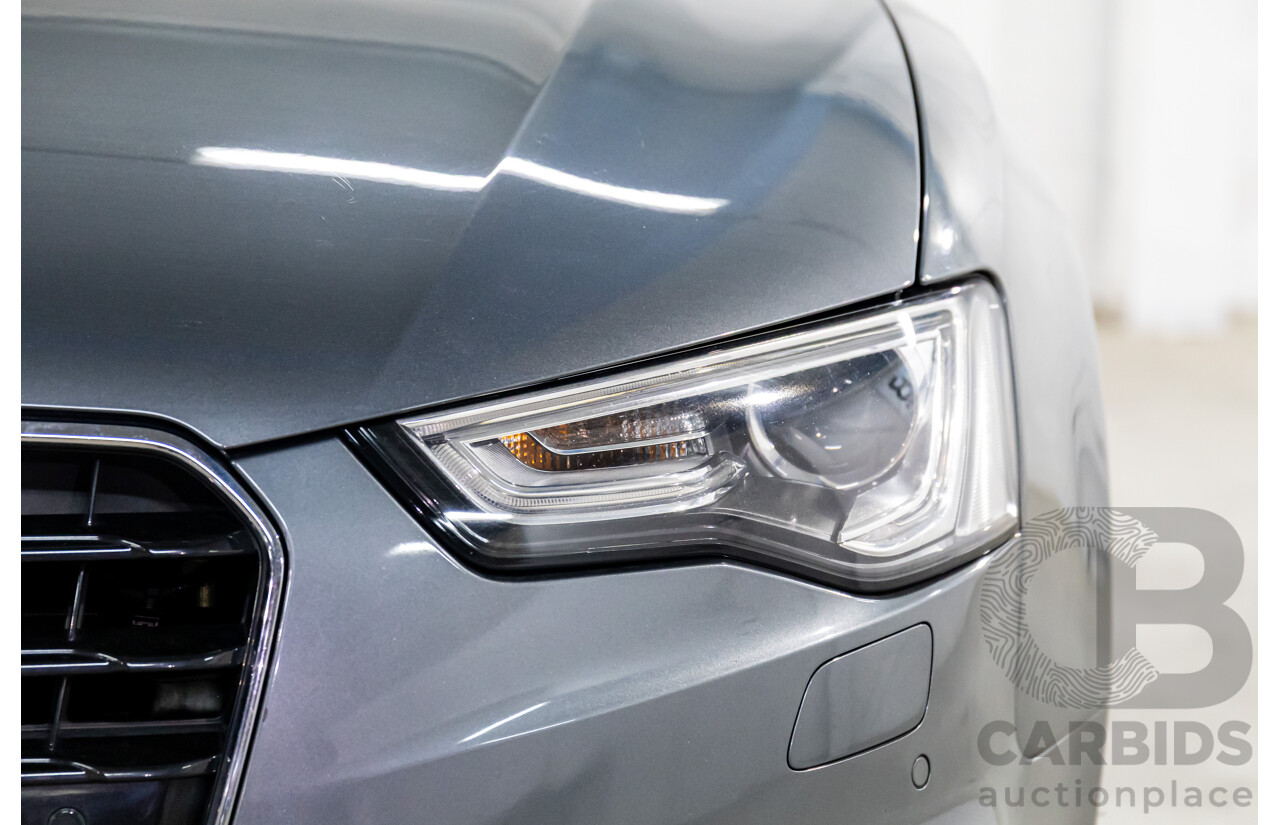 3/2014 Audi A5 2.0 TFSI Quattro S-Line 8T MY14 2d Coupe Monsoon Grey Metallic Turbo 2.0L