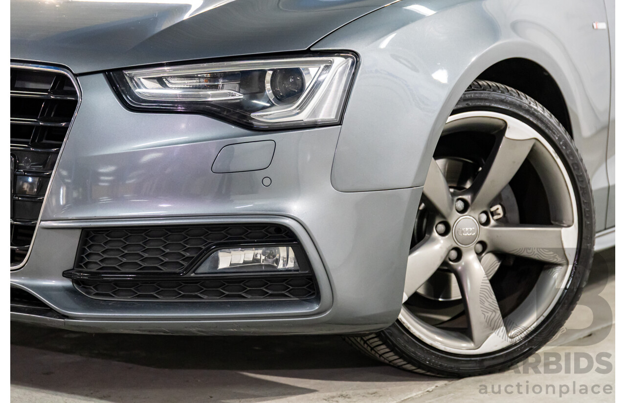3/2014 Audi A5 2.0 TFSI Quattro S-Line 8T MY14 2d Coupe Monsoon Grey Metallic Turbo 2.0L