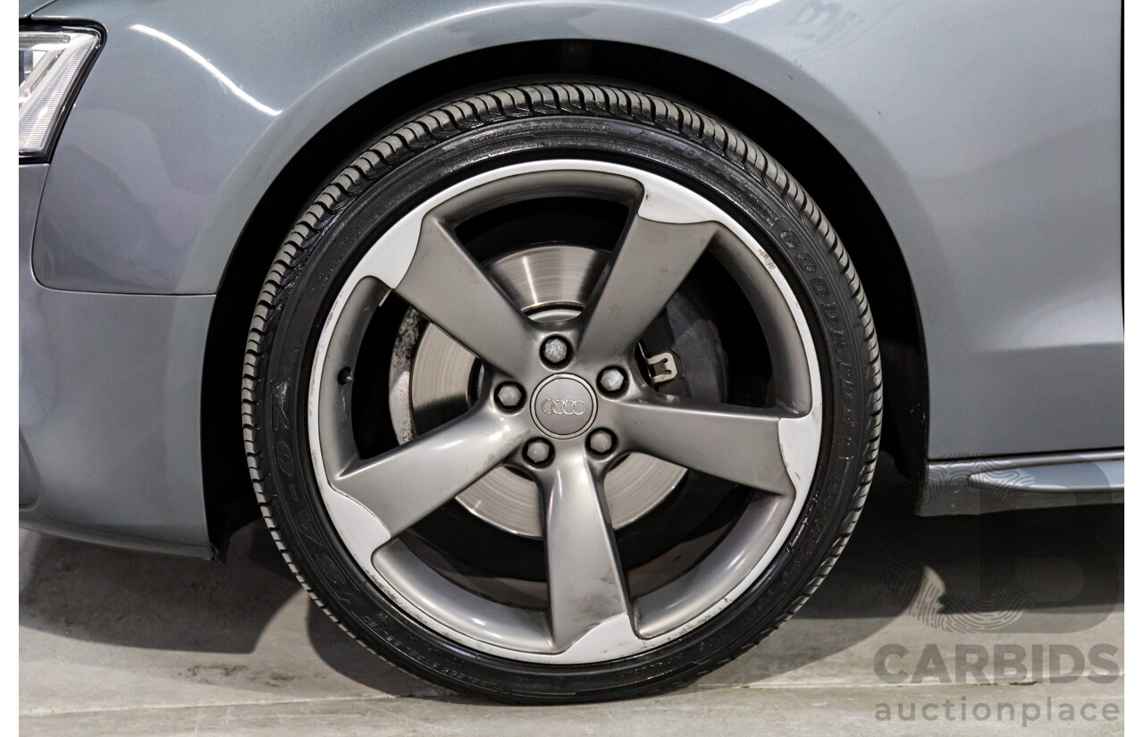 3/2014 Audi A5 2.0 TFSI Quattro S-Line 8T MY14 2d Coupe Monsoon Grey Metallic Turbo 2.0L