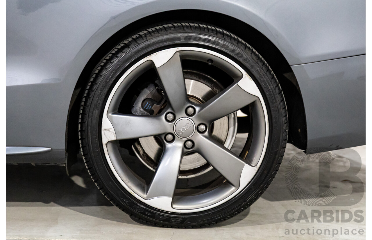 3/2014 Audi A5 2.0 TFSI Quattro S-Line 8T MY14 2d Coupe Monsoon Grey Metallic Turbo 2.0L