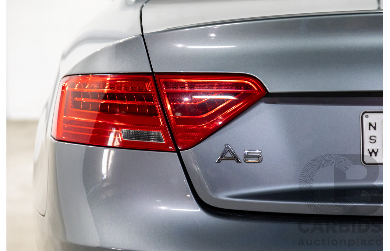 3/2014 Audi A5 2.0 TFSI Quattro S-Line 8T MY14 2d Coupe Monsoon Grey Metallic Turbo 2.0L