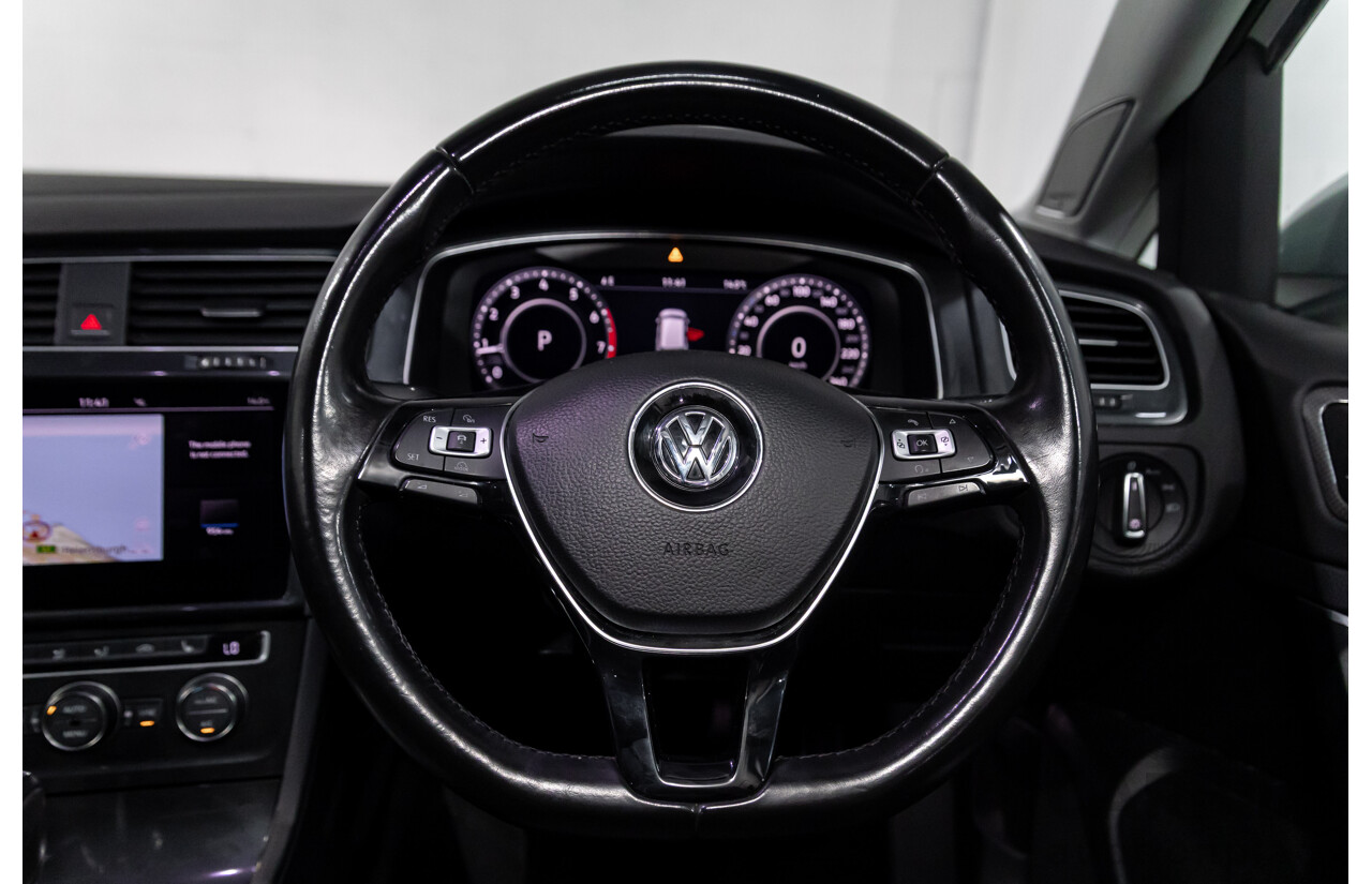 08/2017 Volkswagen Golf Alltrack Premium 132 TSI (AWD) Mk7.5 AU MY18 4d Wagon Pure White Turbo 1.8L