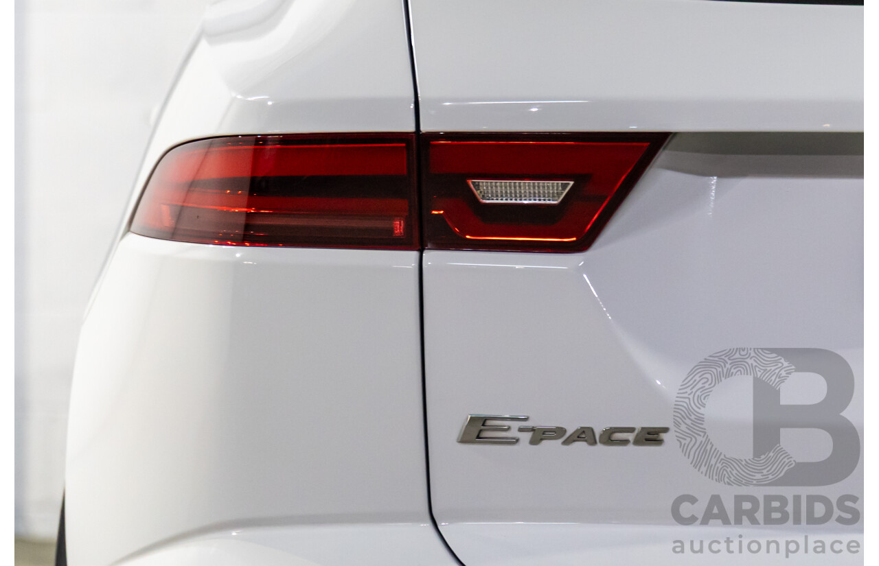 07/2018 Jaguar E-Pace D240 R-Dynamic HSE (AWD 177kW) X540 MY19 4d Wagon Fuji White Turbo Diesel 2.0L