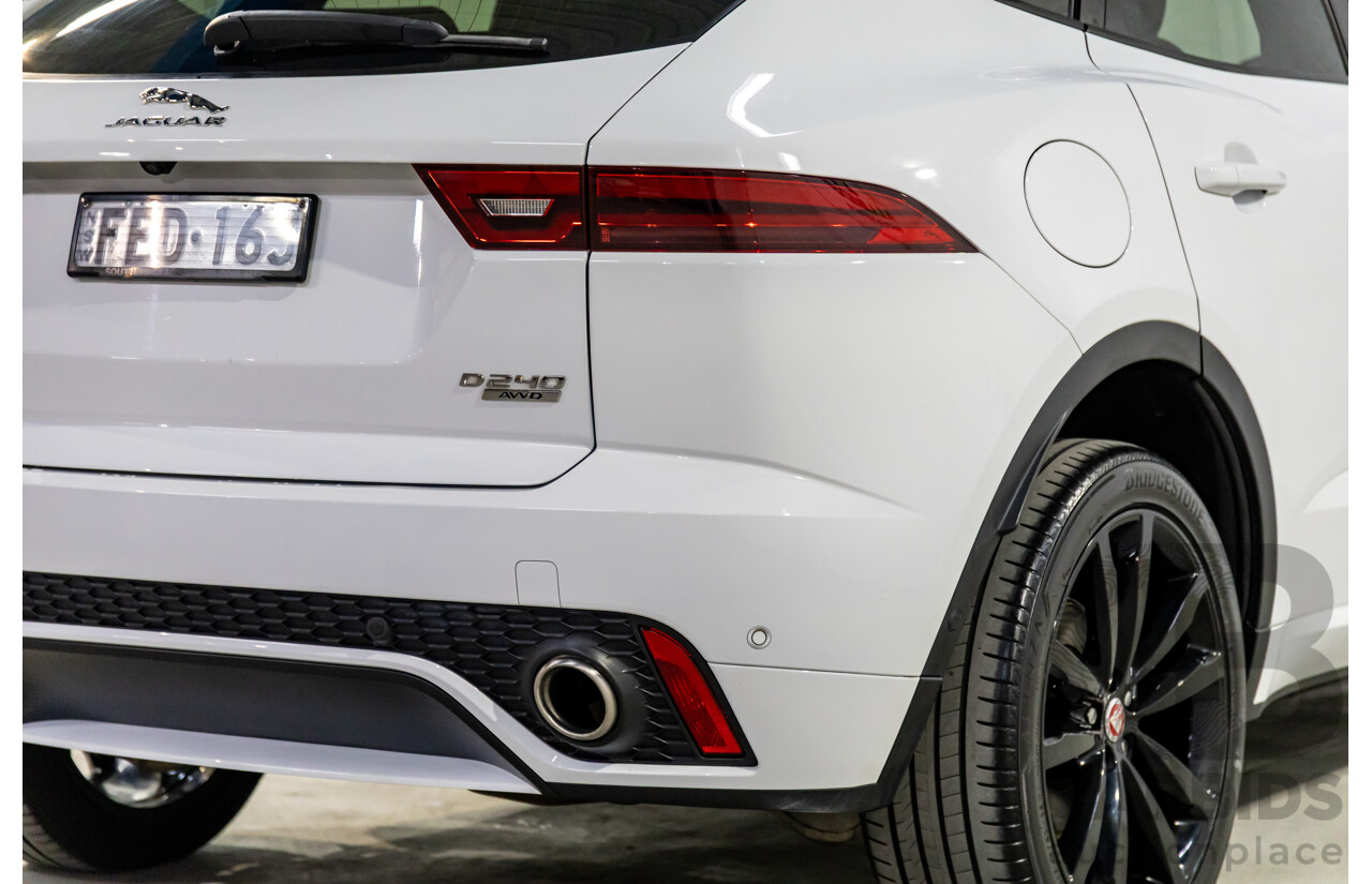 07/2018 Jaguar E-Pace D240 R-Dynamic HSE (AWD 177kW) X540 MY19 4d Wagon Fuji White Turbo Diesel 2.0L