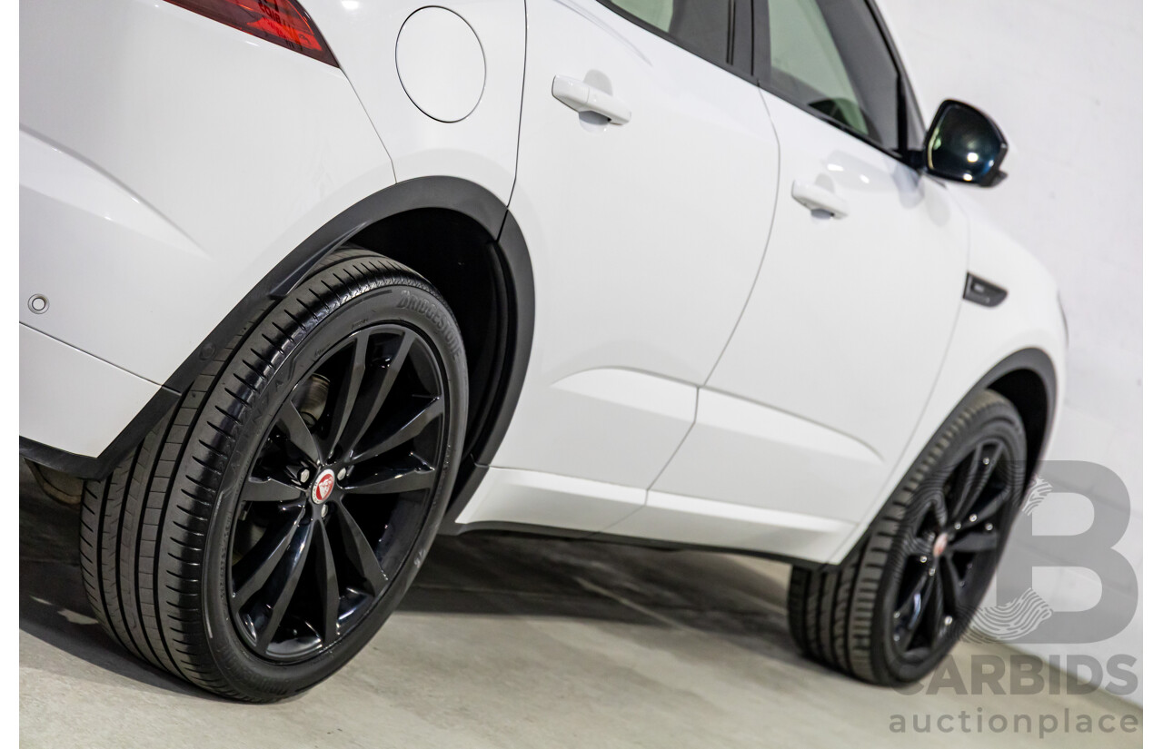 07/2018 Jaguar E-Pace D240 R-Dynamic HSE (AWD 177kW) X540 MY19 4d Wagon Fuji White Turbo Diesel 2.0L