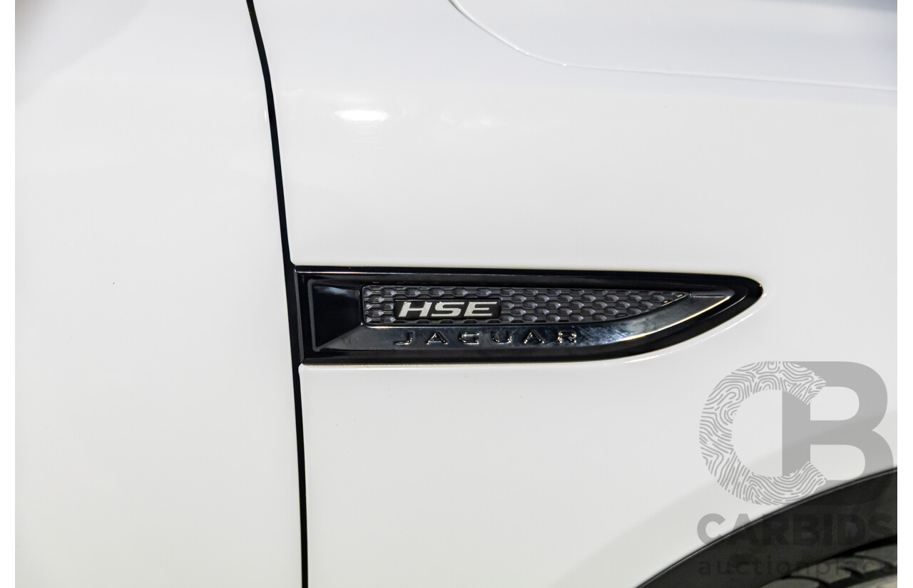 07/2018 Jaguar E-Pace D240 R-Dynamic HSE (AWD 177kW) X540 MY19 4d Wagon Fuji White Turbo Diesel 2.0L