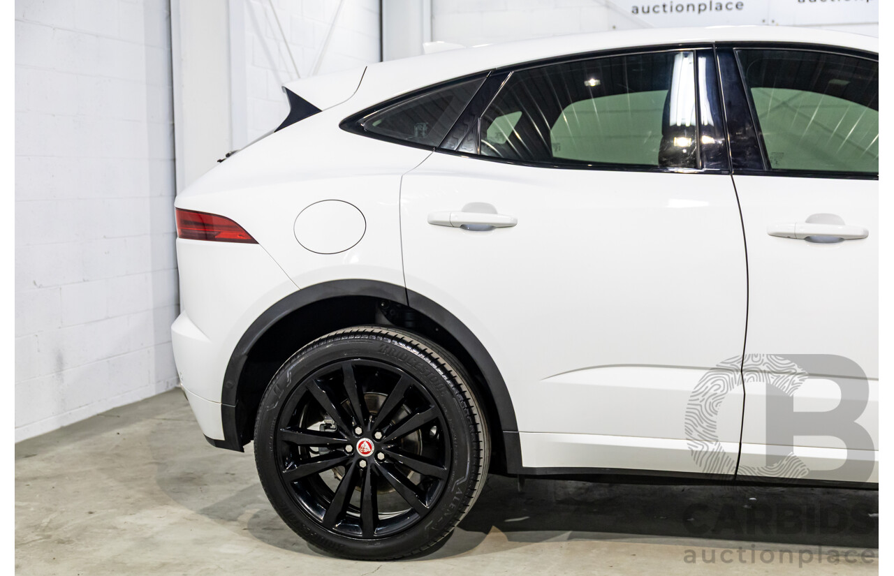 07/2018 Jaguar E-Pace D240 R-Dynamic HSE (AWD 177kW) X540 MY19 4d Wagon Fuji White Turbo Diesel 2.0L