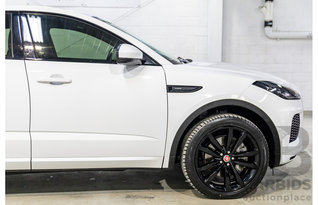 07/2018 Jaguar E-Pace D240 R-Dynamic HSE (AWD 177kW) X540 MY19 4d Wagon Fuji White Turbo Diesel 2.0L