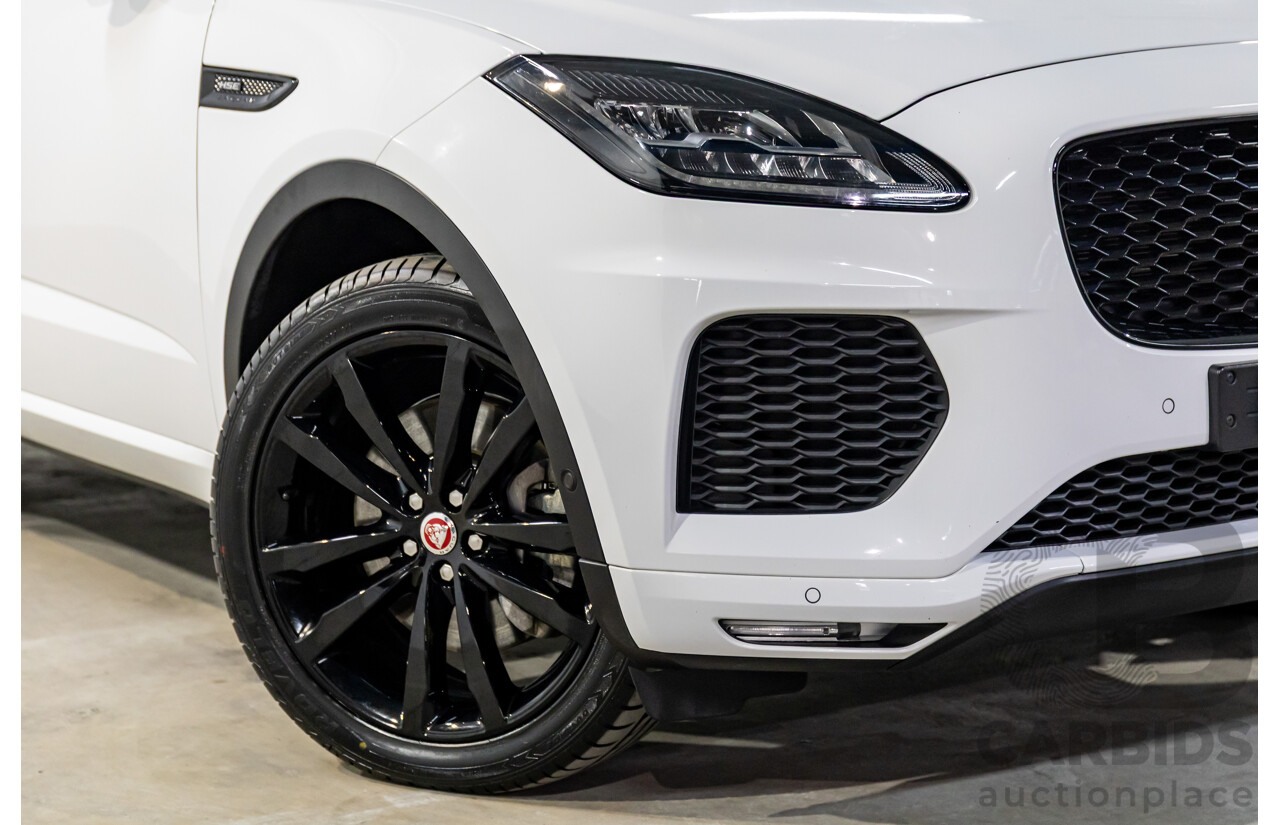 07/2018 Jaguar E-Pace D240 R-Dynamic HSE (AWD 177kW) X540 MY19 4d Wagon Fuji White Turbo Diesel 2.0L
