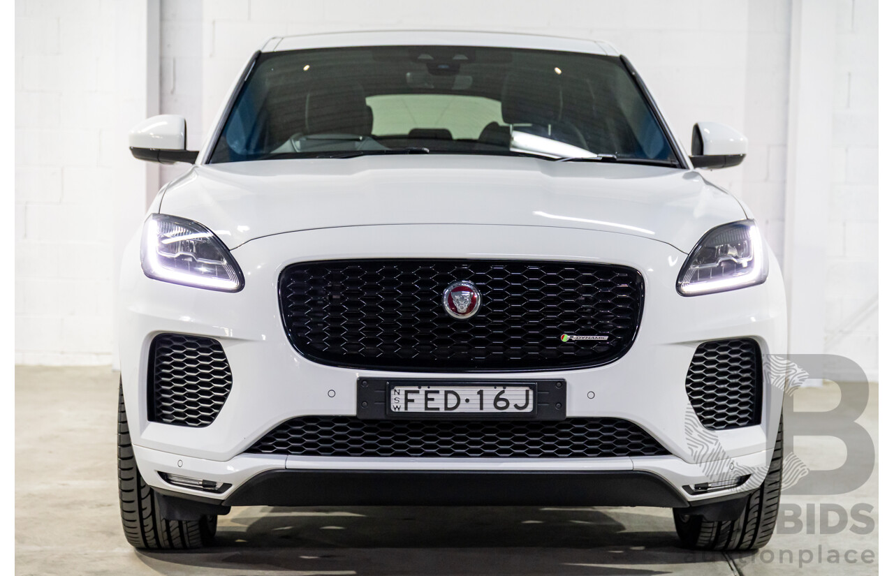 07/2018 Jaguar E-Pace D240 R-Dynamic HSE (AWD 177kW) X540 MY19 4d Wagon Fuji White Turbo Diesel 2.0L