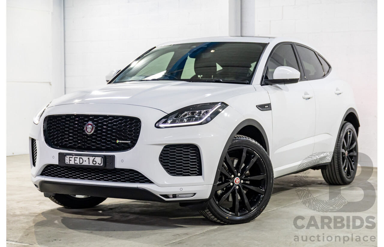 07/2018 Jaguar E-Pace D240 R-Dynamic HSE (AWD 177kW) X540 MY19 4d Wagon Fuji White Turbo Diesel 2.0L