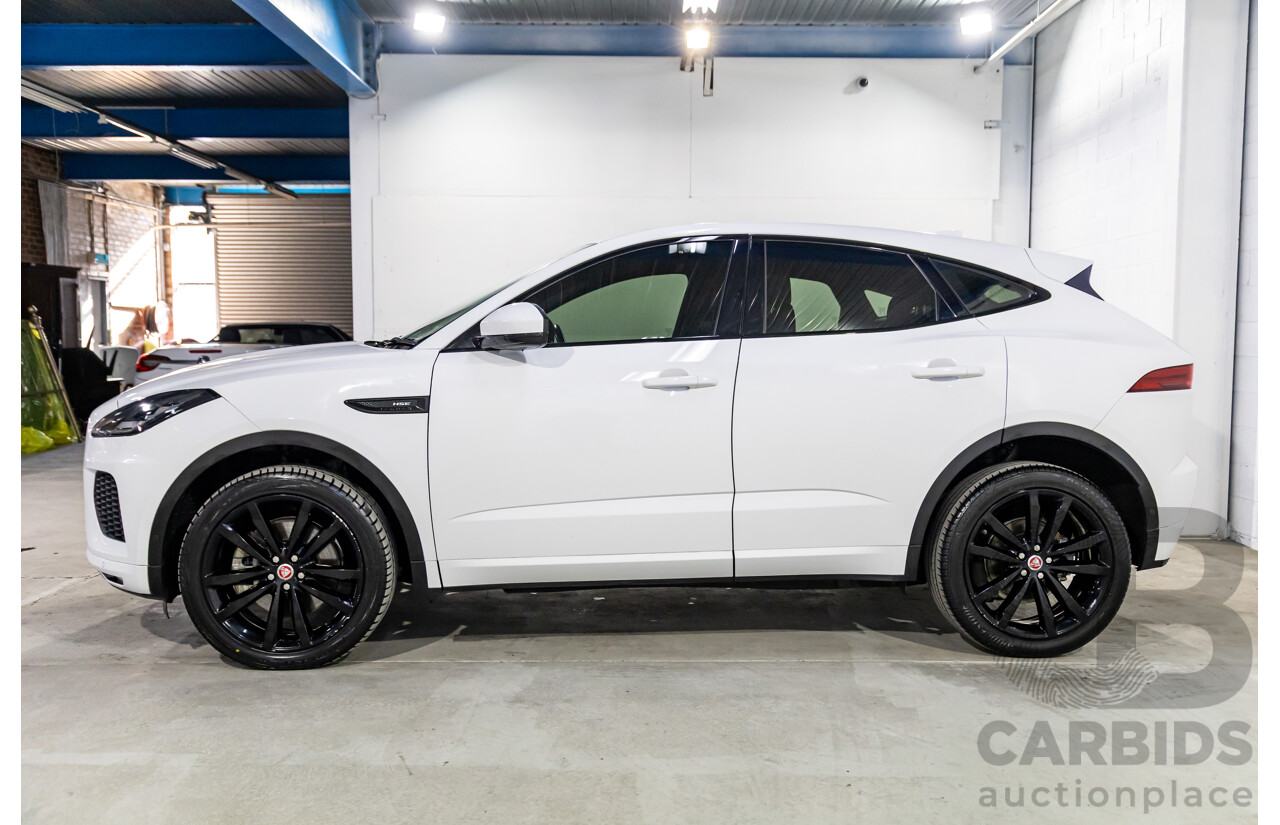 07/2018 Jaguar E-Pace D240 R-Dynamic HSE (AWD 177kW) X540 MY19 4d Wagon Fuji White Turbo Diesel 2.0L