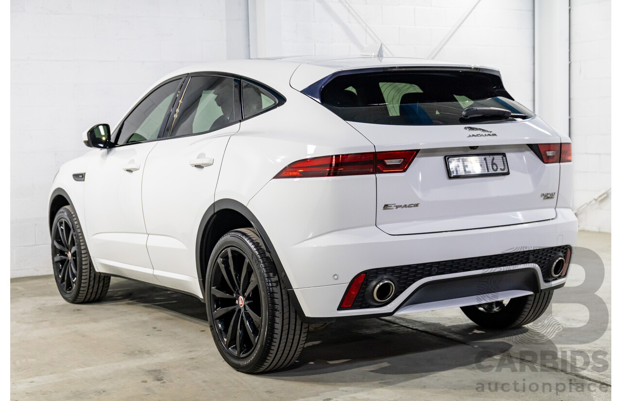 07/2018 Jaguar E-Pace D240 R-Dynamic HSE (AWD 177kW) X540 MY19 4d Wagon Fuji White Turbo Diesel 2.0L