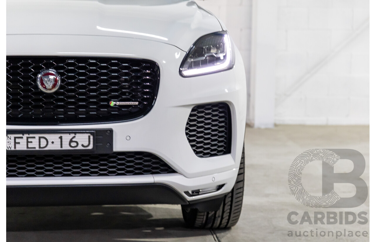 07/2018 Jaguar E-Pace D240 R-Dynamic HSE (AWD 177kW) X540 MY19 4d Wagon Fuji White Turbo Diesel 2.0L
