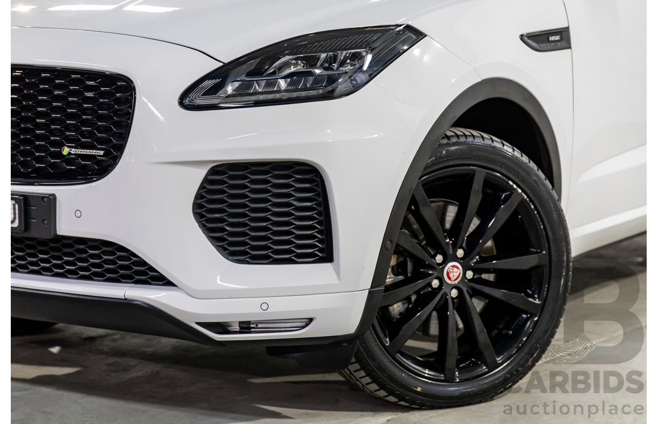 07/2018 Jaguar E-Pace D240 R-Dynamic HSE (AWD 177kW) X540 MY19 4d Wagon Fuji White Turbo Diesel 2.0L