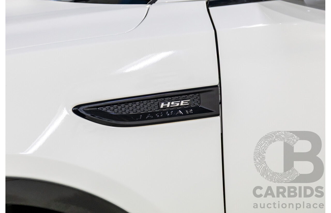 07/2018 Jaguar E-Pace D240 R-Dynamic HSE (AWD 177kW) X540 MY19 4d Wagon Fuji White Turbo Diesel 2.0L