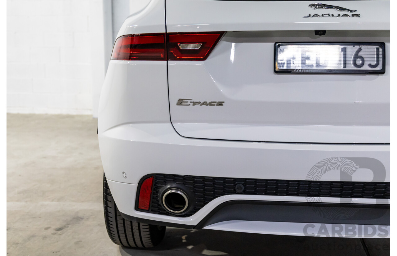 07/2018 Jaguar E-Pace D240 R-Dynamic HSE (AWD 177kW) X540 MY19 4d Wagon Fuji White Turbo Diesel 2.0L