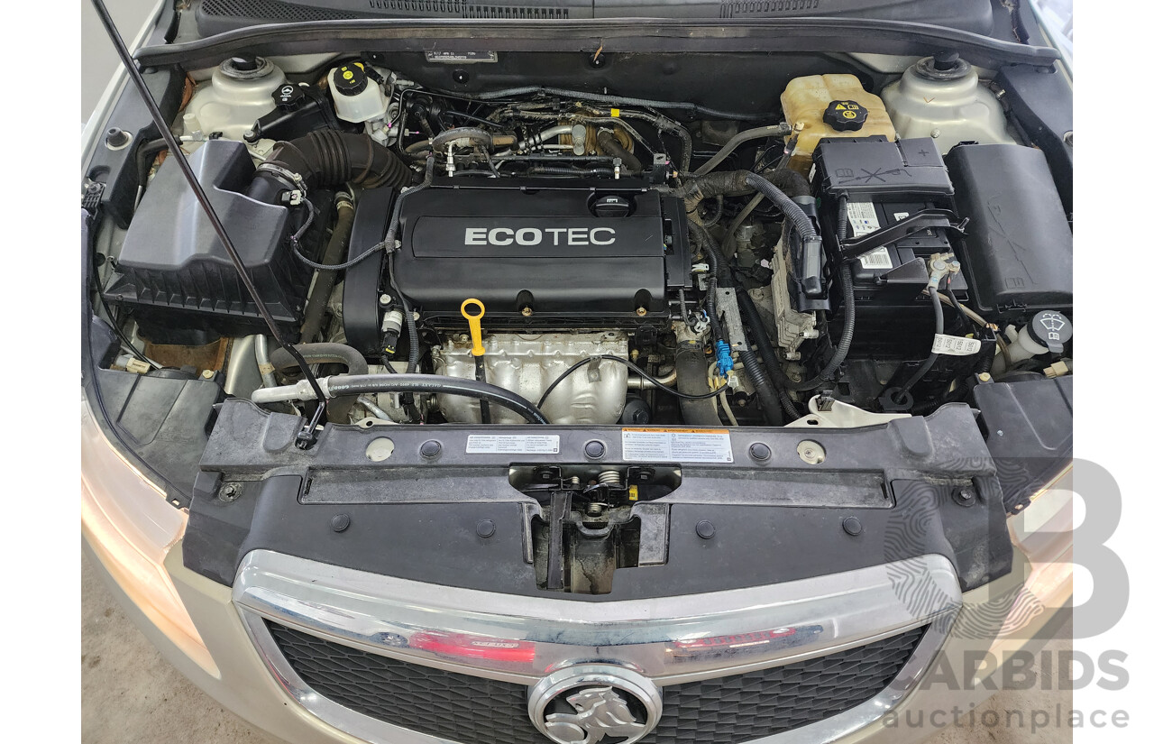 4/2011 Holden Cruze CD JH 4d Sedan Gold 1.8L