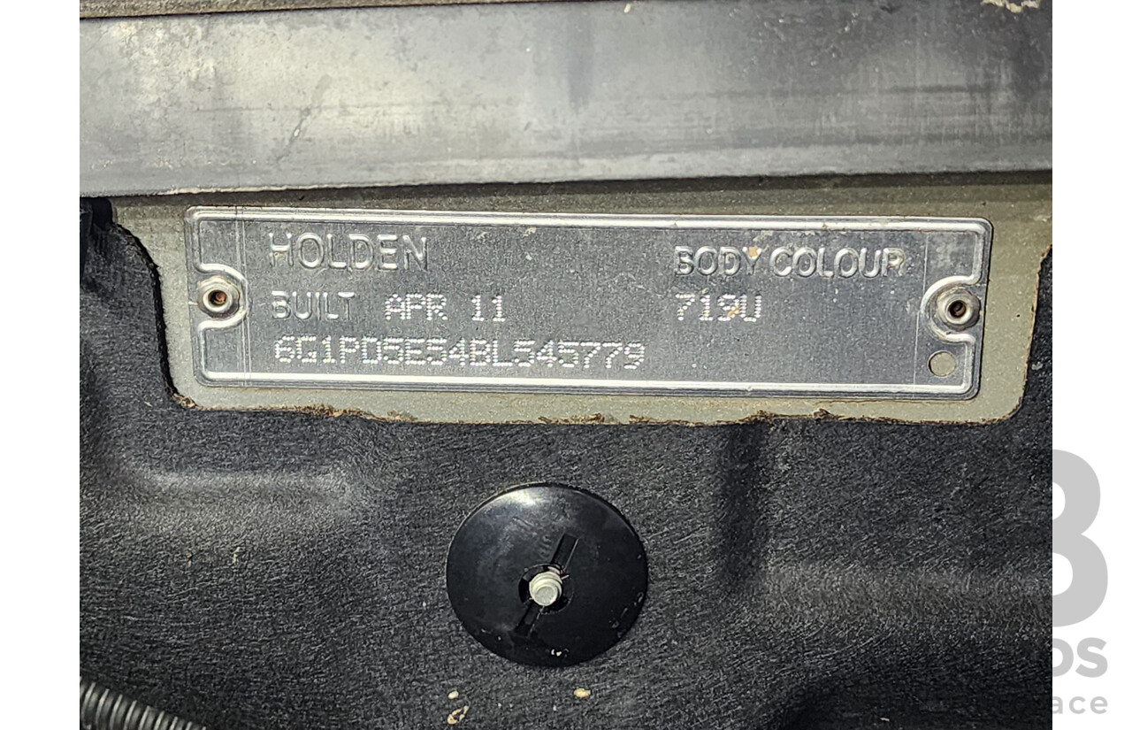 4/2011 Holden Cruze CD JH 4d Sedan Gold 1.8L