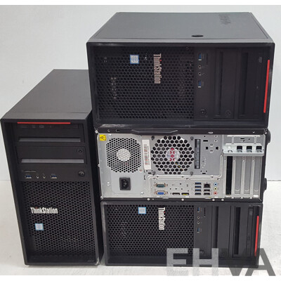 Lenovo ThinkStation P310 Intel Core i7 (6700) 3.40GHz-4.00GHz 4-Core CPU Desktop Computer - Lot of Four