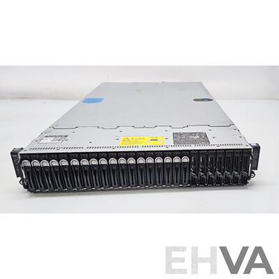Dell EMC PowerEdge R6220 24-Bay Multi-Nodes Server W/ 3x Dell XC6320-6 Dual Intel Xeon (E5-2630 V3) 2.40GHz-3.20GHz 4-Core CPU Nodes W/ 64GB DDR4