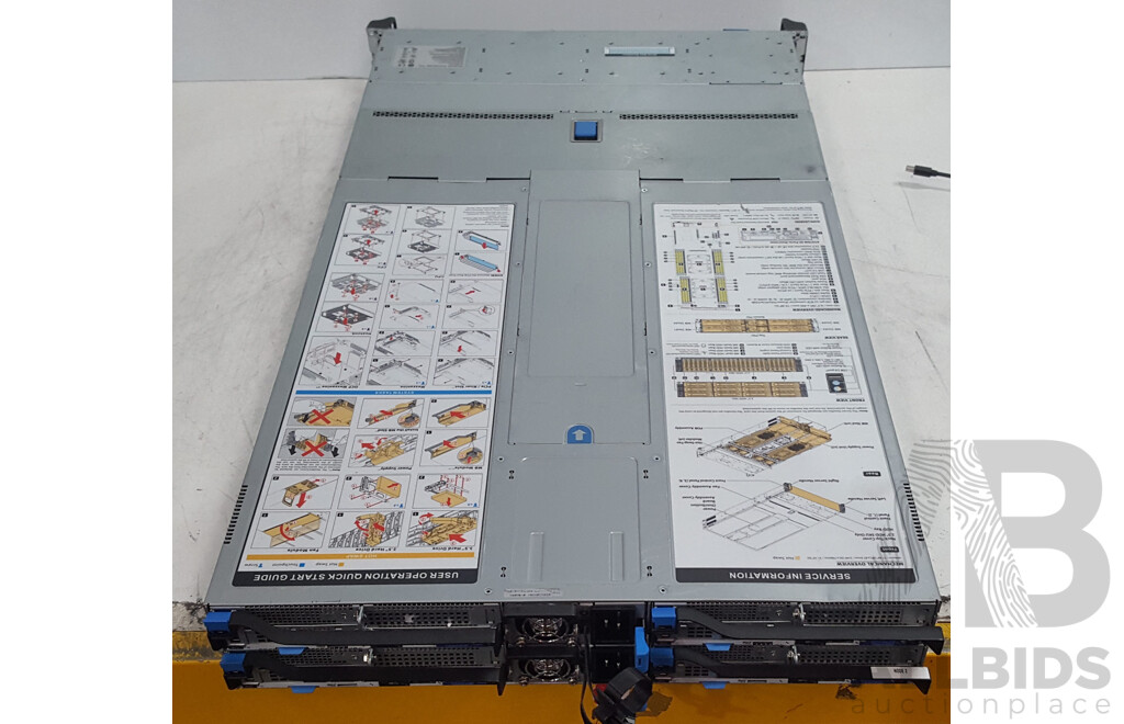 Quanta T42S-2U Multi-Node Server w/ 4 x Dual Intel Xeon SILVER (4114) 2.20GHz-3.00GHz 10-Core CPU 64GB DDR4 Nodes