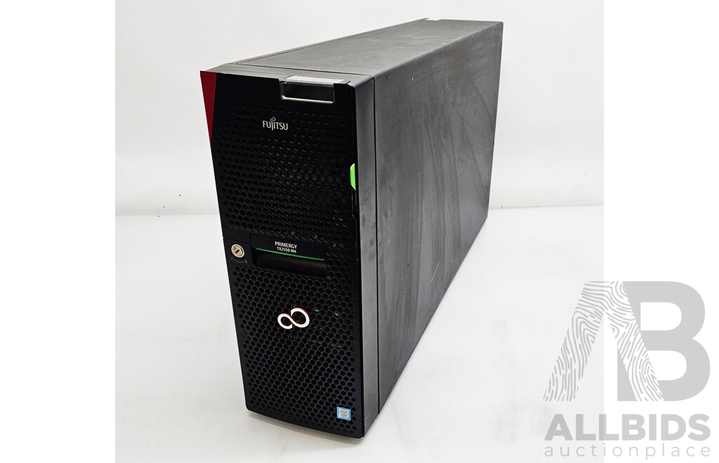 Fujitsu Primergy TX2550 M4 Dual Intel Xeon SILVER (4110) 2.10GHz-3.00GHz 8-Core CPU Server w/ 64GB DDR4