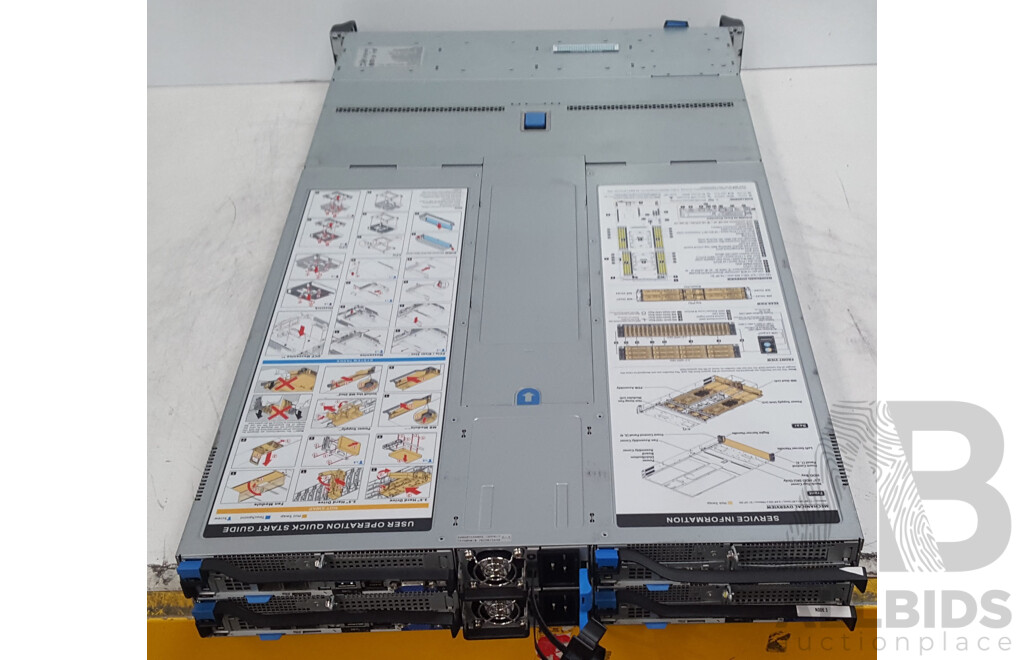 Quanta T42S-2U Multi-Node Server w/ 4 x Dual Intel Xeon SILVER (4114) 2.20GHz-3.00GHz 10-Core CPU 64GB DDR4 Nodes