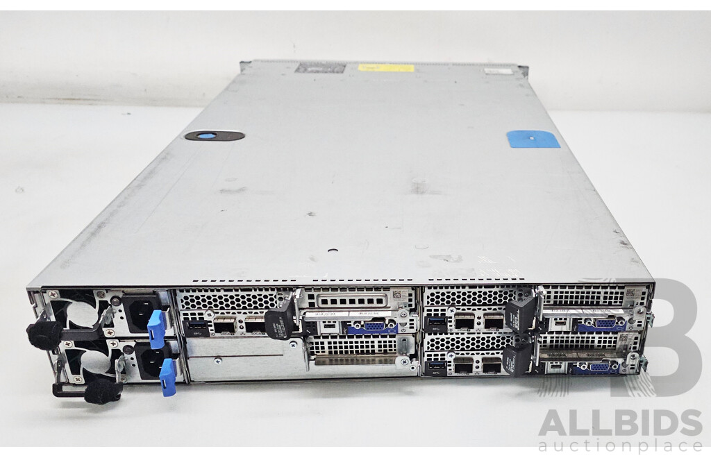 Dell EMC PowerEdge R6220 24-Bay Multi-Nodes Server W/ 3x Dell XC6320-6 Dual Intel Xeon (E5-2630 V3) 2.40GHz-3.20GHz 4-Core CPU Nodes W/ 64GB DDR4
