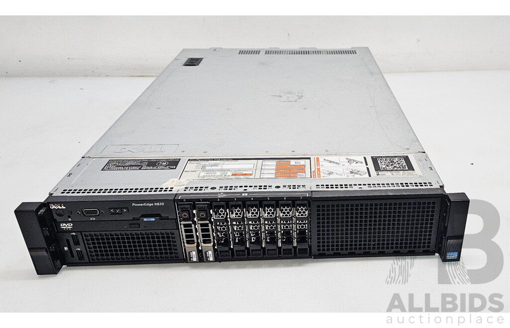 Dell PowerEdge R820 Quad Intel Xeon (E5-4603) 2.00GHz 4-Core CPU 2RU Server