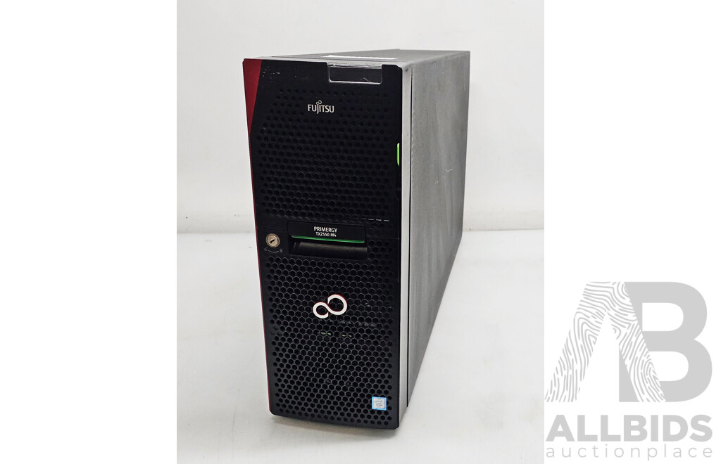 Fujitsu Primergy TX2550 M4 Dual Intel Xeon SILVER (4110) 2.10GHz-3.00GHz 8-Core CPU Server w/ 64GB DDR4