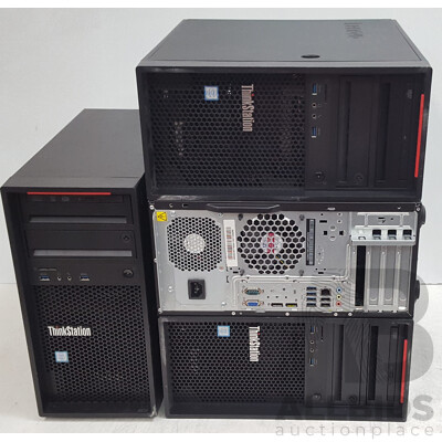 Lenovo ThinkStation P310 Intel Core i7 (6700) 3.40GHz-4.00GHz 4-Core CPU Desktop Computer - Lot of Four