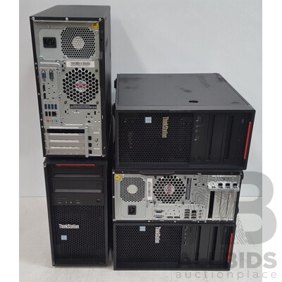 Lenovo ThinkStation P310 Intel Core i7 (6700) 3.40GHz-4.00GHz 4-Core CPU Desktop Computer - Lot of Five