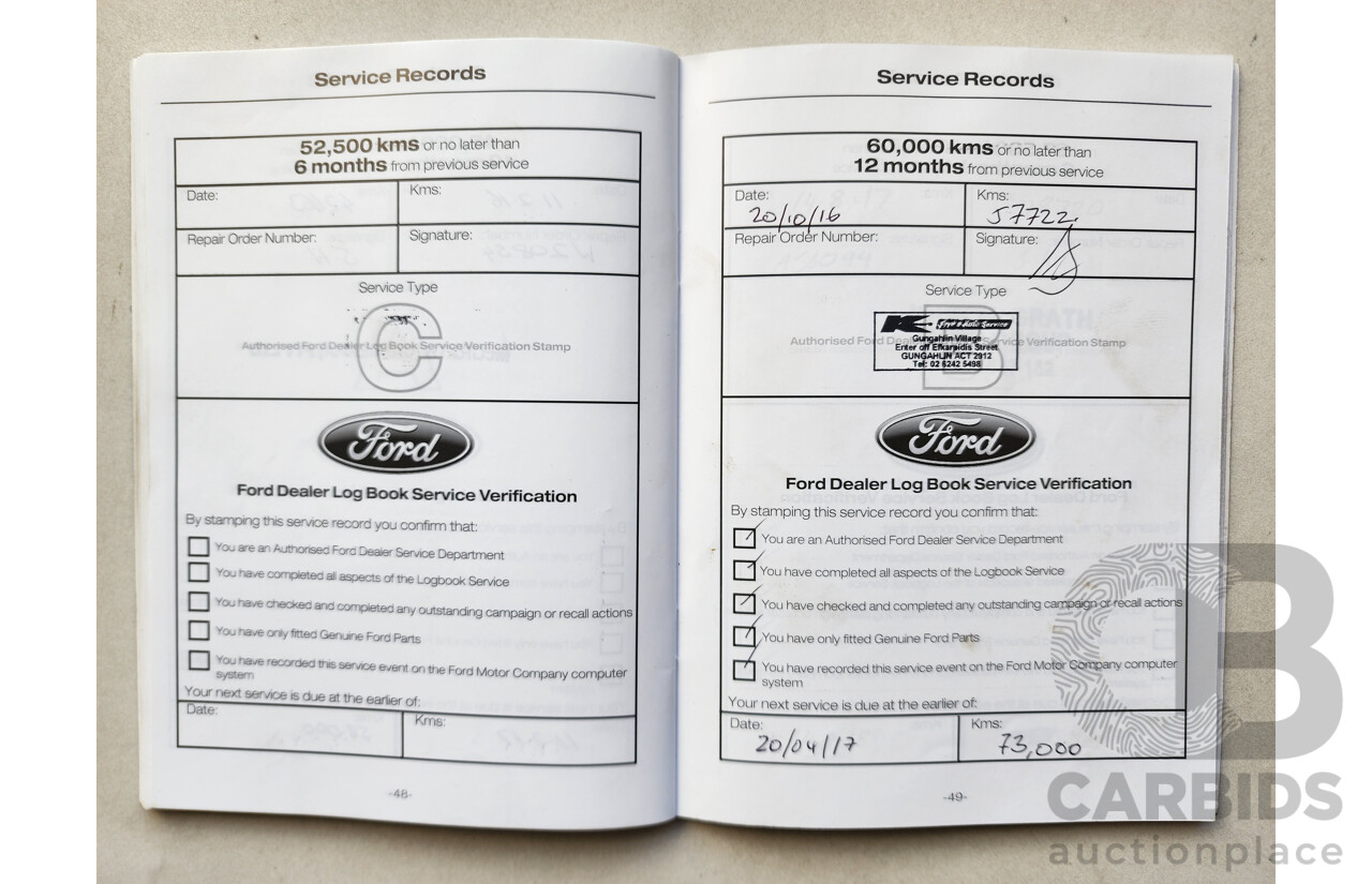 7/2014 Ford Mondeo Zetec MC 5d Hatchback White 2.0L