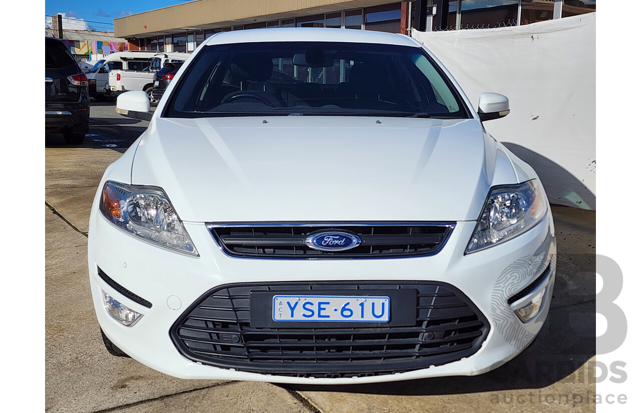 7/2014 Ford Mondeo Zetec MC 5d Hatchback White 2.0L