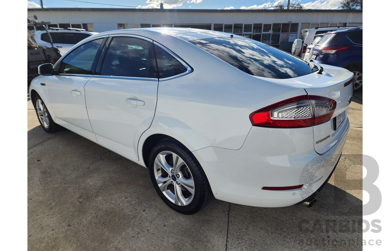 7/2014 Ford Mondeo Zetec MC 5d Hatchback White 2.0L