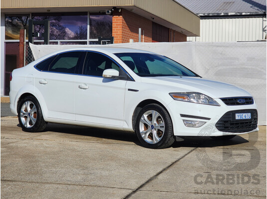 7/2014 Ford Mondeo Zetec MC 5d Hatchback White 2.0L