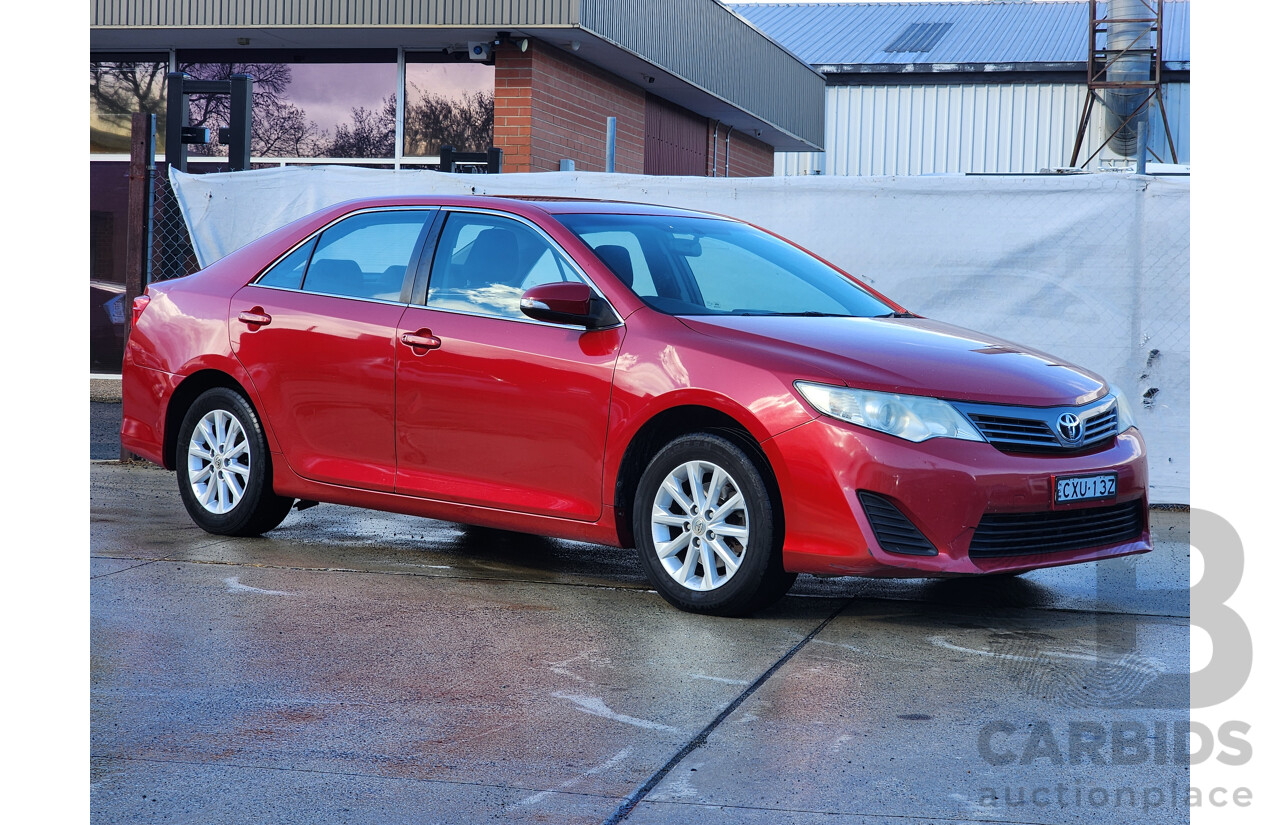 7/2012 Toyota Camry Altise ASV50R 4d Sedan Red 2.5L