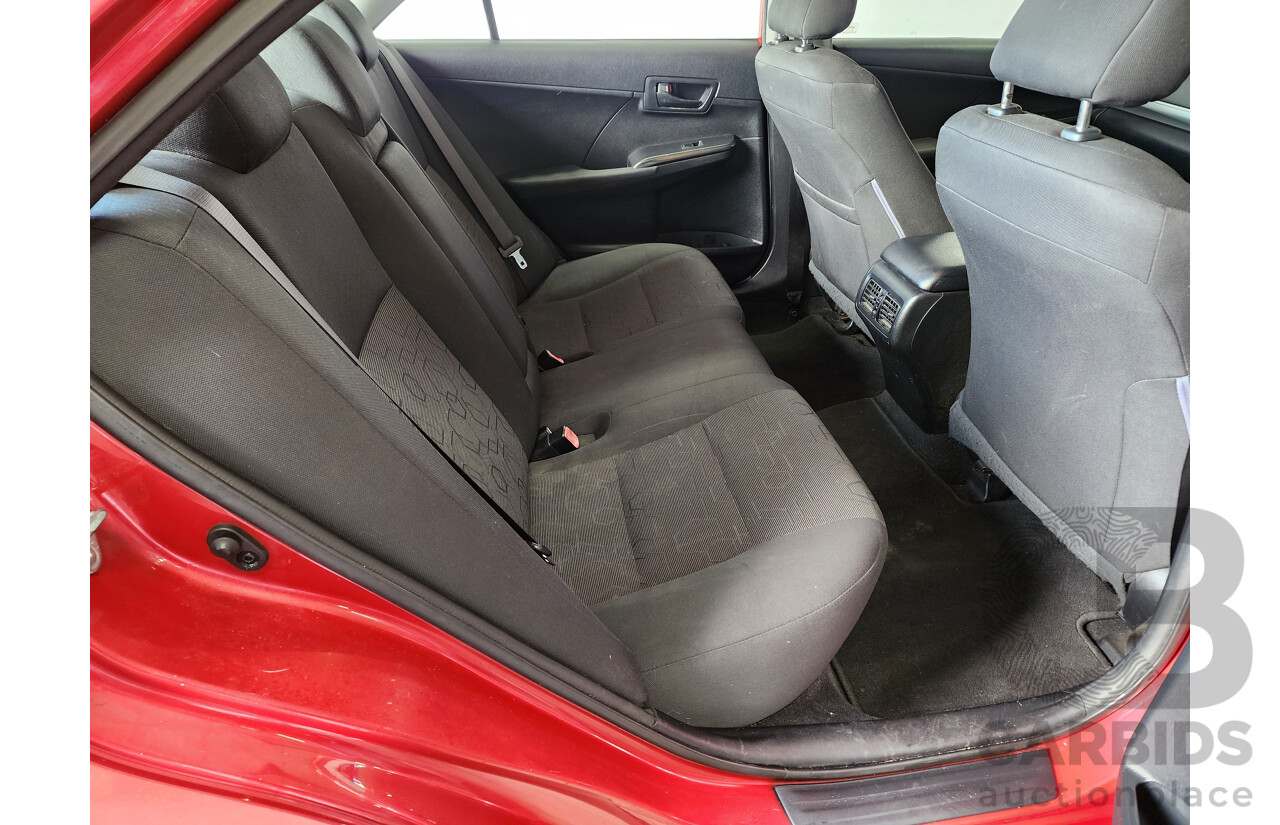 7/2012 Toyota Camry Altise ASV50R 4d Sedan Red 2.5L