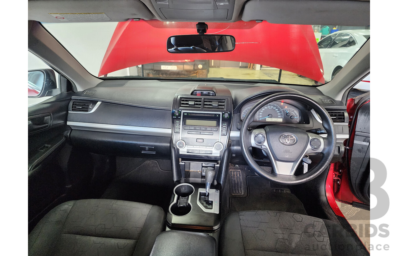 7/2012 Toyota Camry Altise ASV50R 4d Sedan Red 2.5L