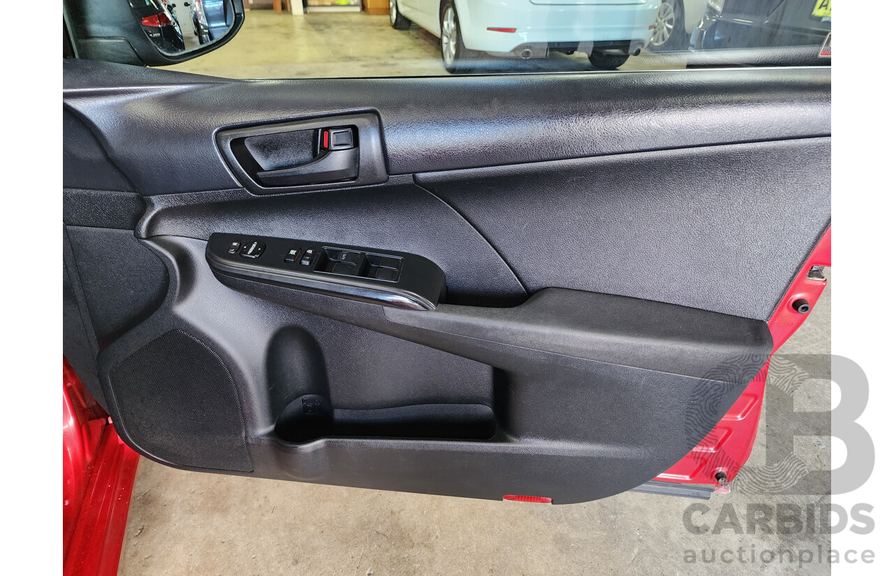 7/2012 Toyota Camry Altise ASV50R 4d Sedan Red 2.5L