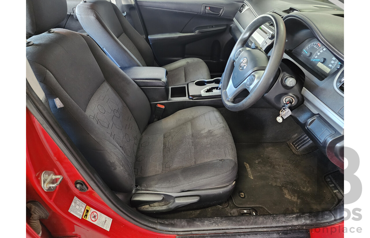 7/2012 Toyota Camry Altise ASV50R 4d Sedan Red 2.5L