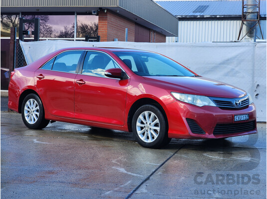 7/2012 Toyota Camry Altise ASV50R 4d Sedan Red 2.5L