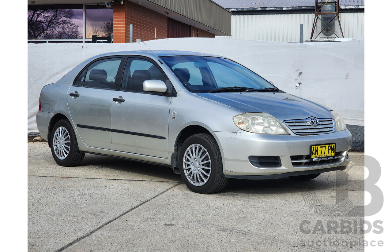 10/2006 Toyota Corolla Ascent ZZE122R MY06 UPGRADE 4d Sedan Silver 1.8L