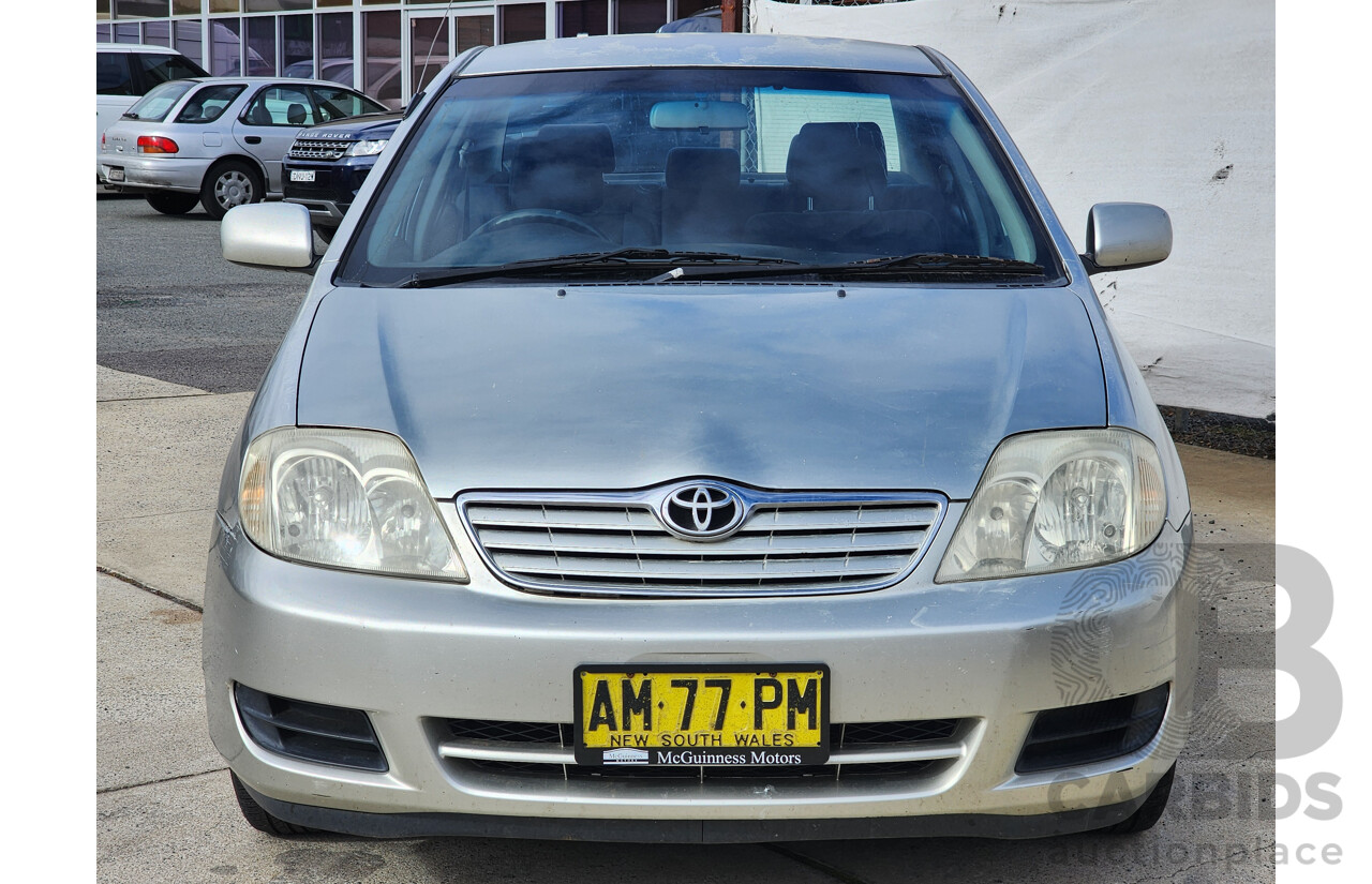 10/2006 Toyota Corolla Ascent ZZE122R MY06 UPGRADE 4d Sedan Silver 1.8L