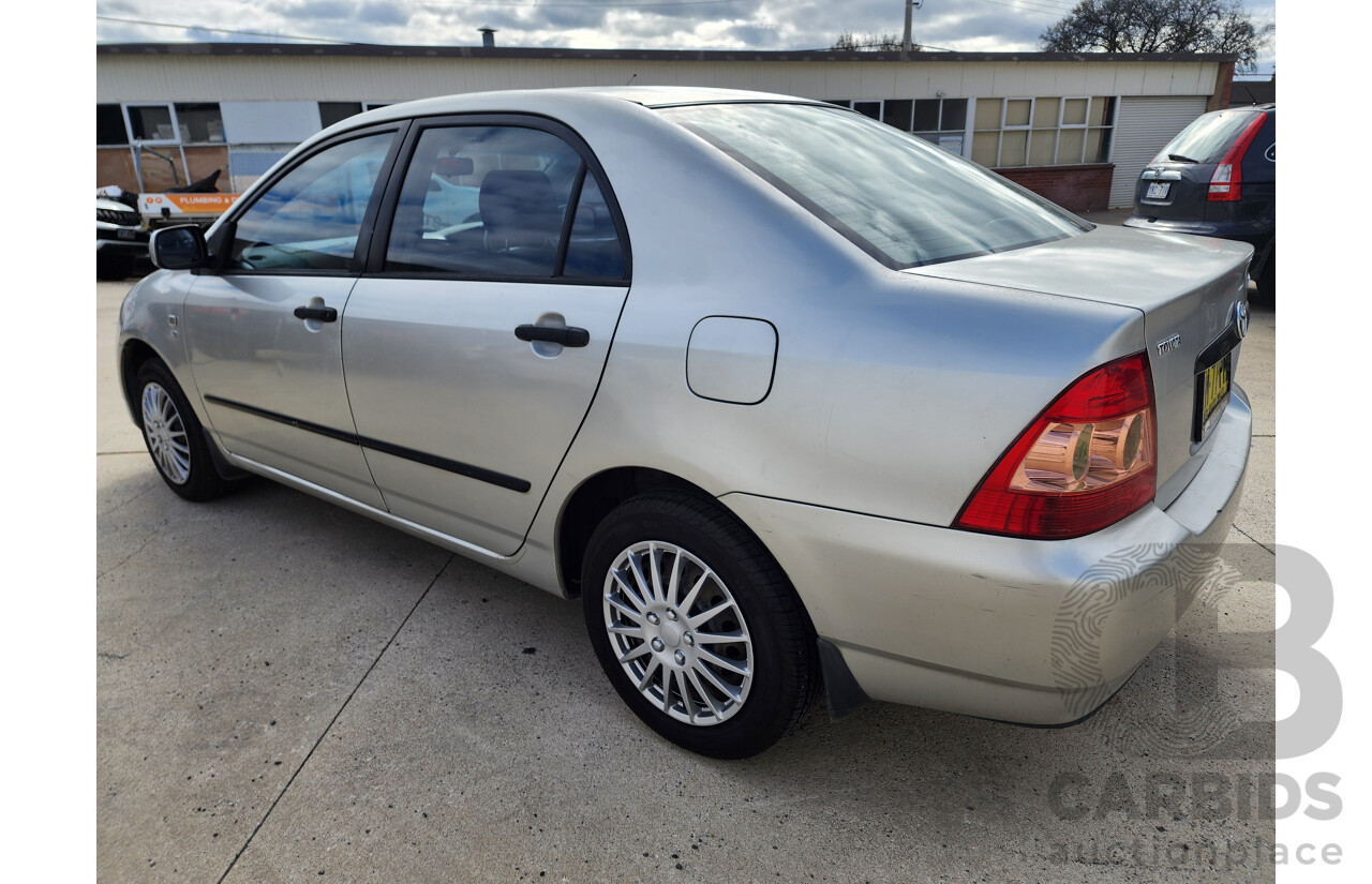 10/2006 Toyota Corolla Ascent ZZE122R MY06 UPGRADE 4d Sedan Silver 1.8L