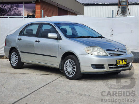 10/2006 Toyota Corolla Ascent ZZE122R MY06 UPGRADE 4d Sedan Silver 1.8L