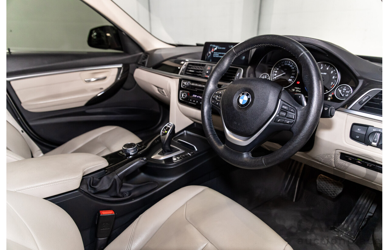 06/2017 BMW 320i Luxury Line (RWD) F30 LCI MY18 4d Sedan Platinum Silver Metallic Turbo 2.0L