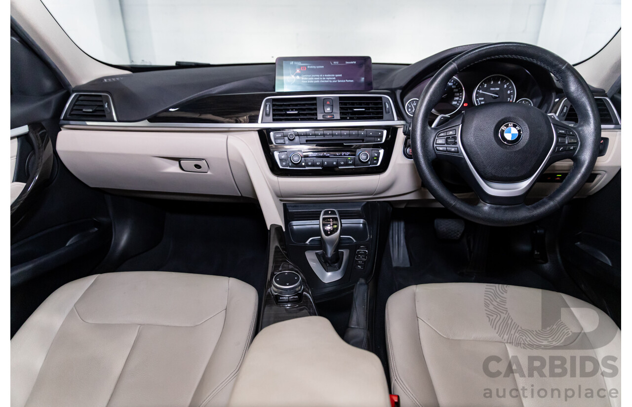 06/2017 BMW 320i Luxury Line (RWD) F30 LCI MY18 4d Sedan Platinum Silver Metallic Turbo 2.0L