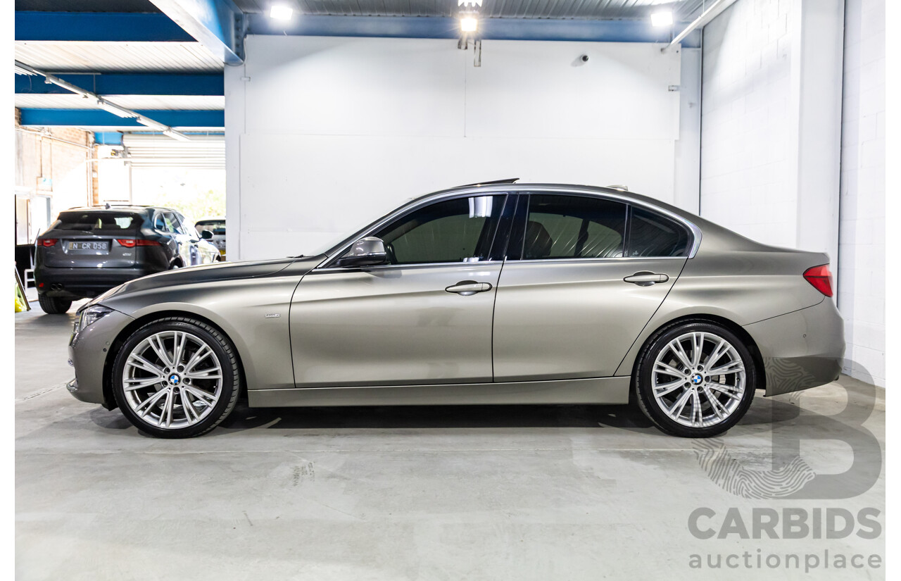 06/2017 BMW 320i Luxury Line (RWD) F30 LCI MY18 4d Sedan Platinum Silver Metallic Turbo 2.0L